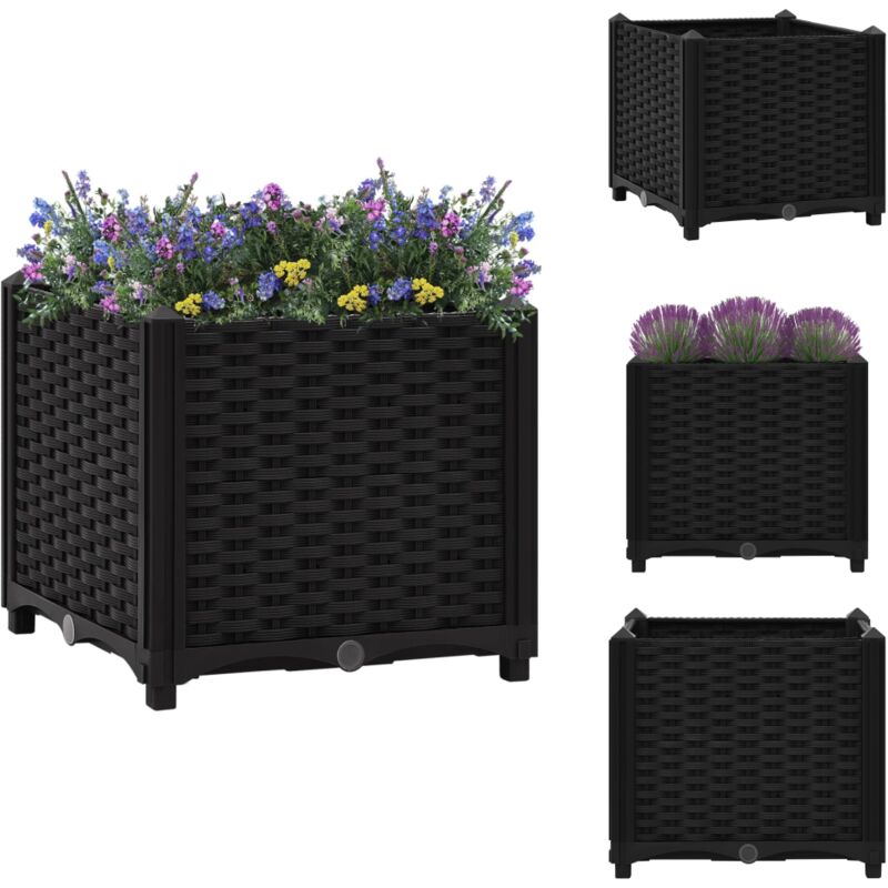 Vidaxl - Lit surélevé 40x40x38 cm Polypropylène - Jardin - Pots De Fleurs - Jardinière - Bac De Culture - Plante