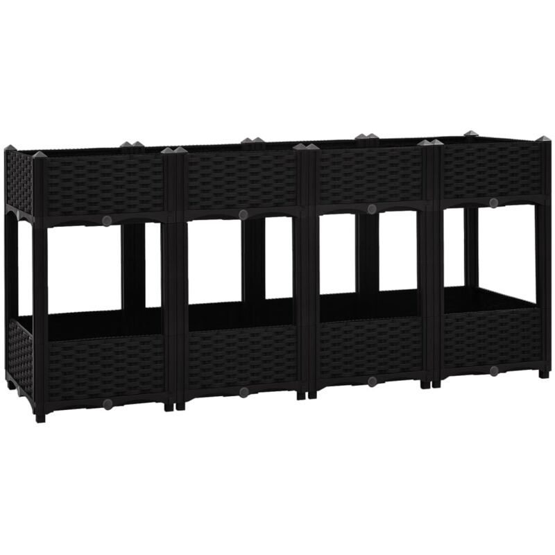 Vidaxl - Lit surélevé 160x40x71 cm Polypropylène