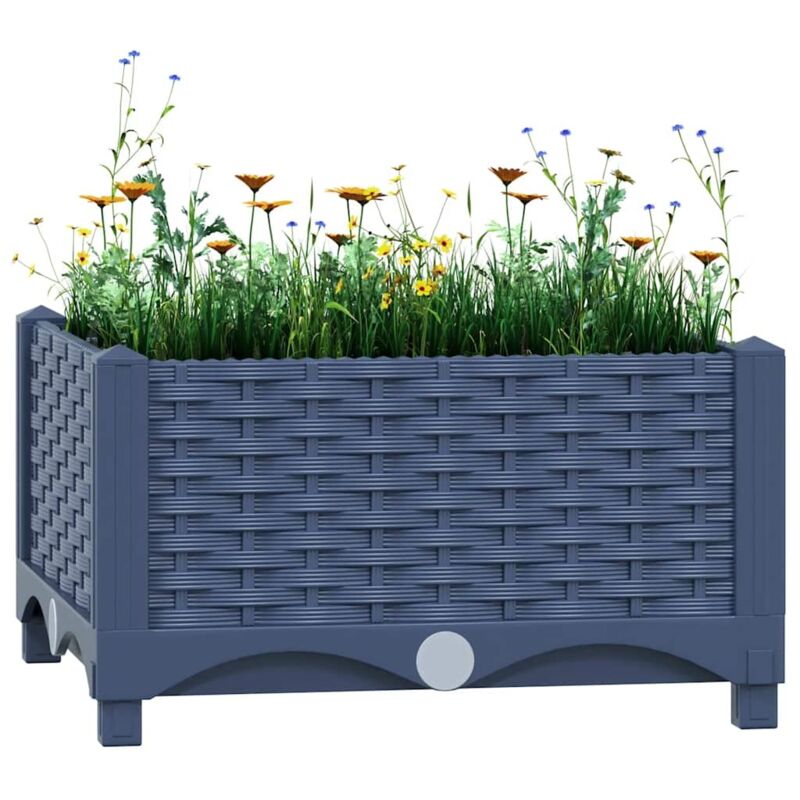 Vidaxl - Lit surélevé 40x40x23 cm Polypropylène