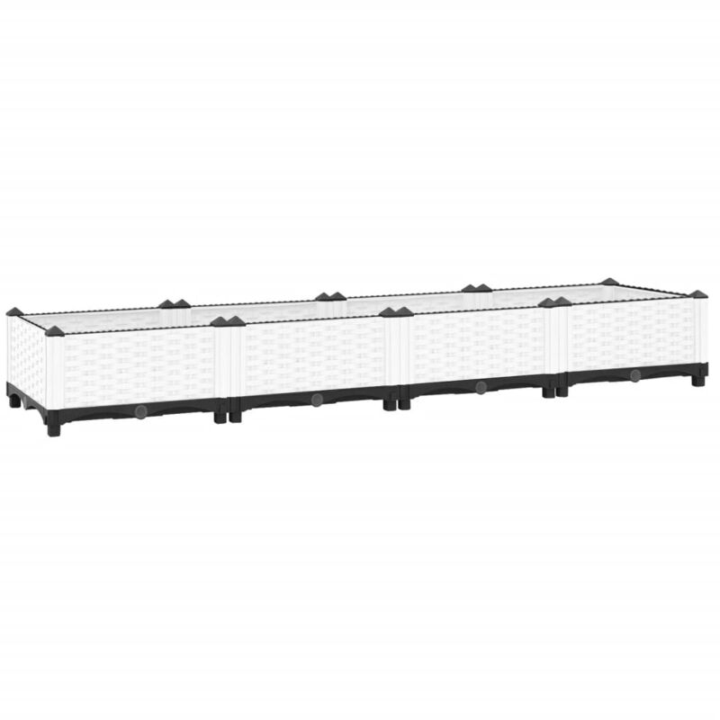 Vidaxl - Lit surélevé 160x40x23 cm Polypropylène