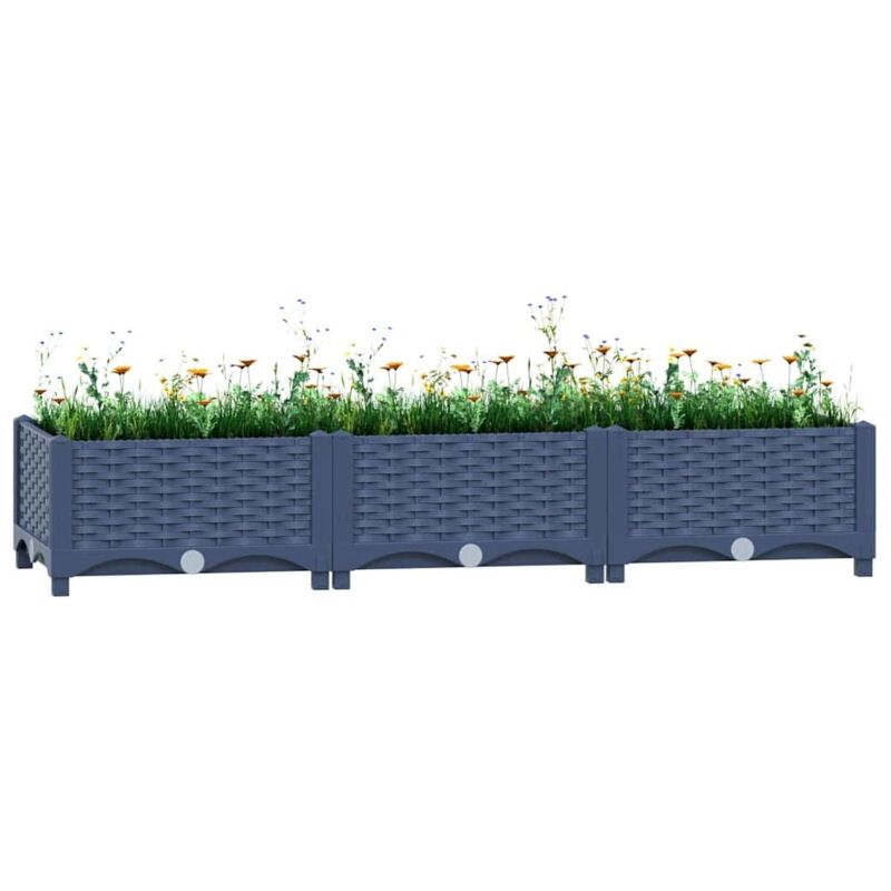 Lit surélevé 120x40x23 cm Polypropylène vidaXL