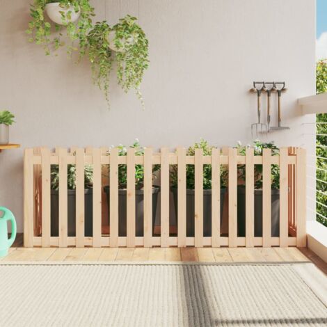 Lit surélevé de jardin design de clôture 200x50x70cm pin massif vidaXL