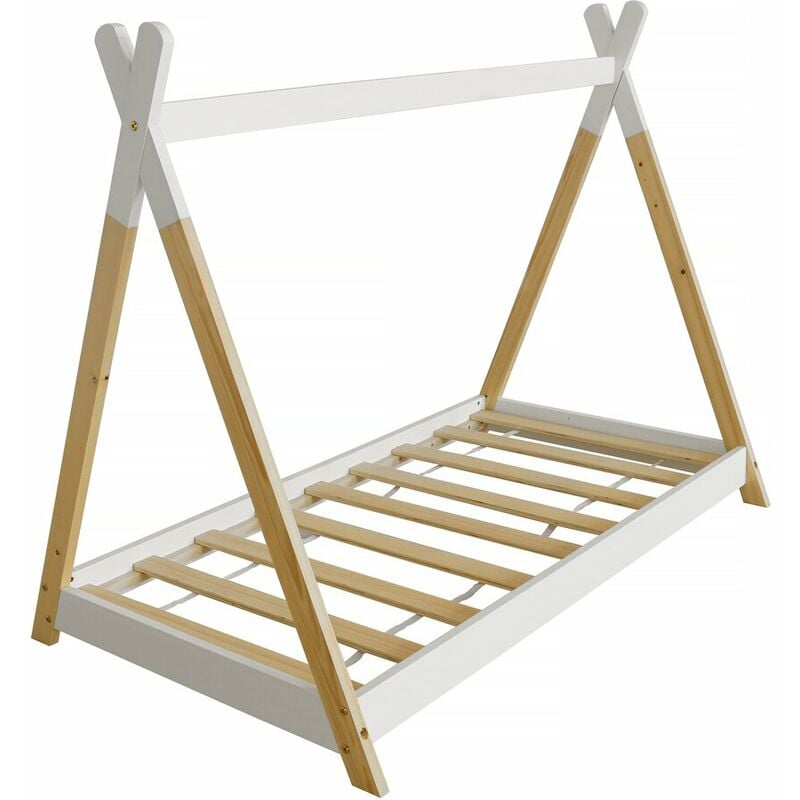 Habitat Et Jardin - Lit Tipi 'Melissa' 70 x 140 cm - Blanc