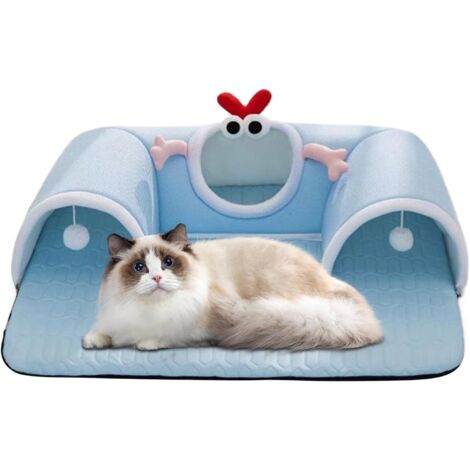 Lit tunnel pour chat - Coussin de couchage pour chat avec