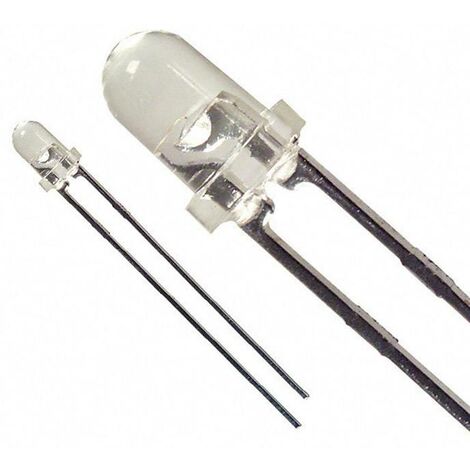 Lite-On Émetteur infrarouge (IR) 940 nm 40 ° 5 mm rond sortie radiale Q542981