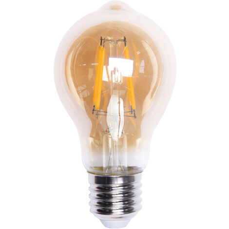 Litecraft 4 Watt LED E27 Edison Screw Vintage Filament Light Bulb - Gold Tinted