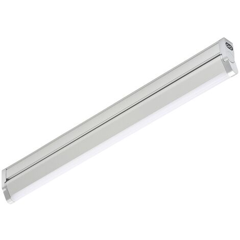 Litecraft 54.5cm Under Cabinet Link Light Adjustable Fitting With Sensor Silver