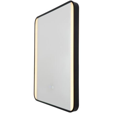 Litecraft Aiga Bathroom Mirror Light CCT LED With Sensor & Demister - Matte Black