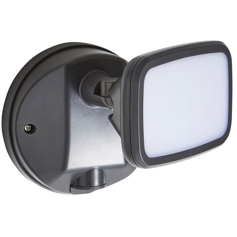 Litecraft Alma Single Floodlight 10 Watt LED Outdoor Fitting - Dark Grey