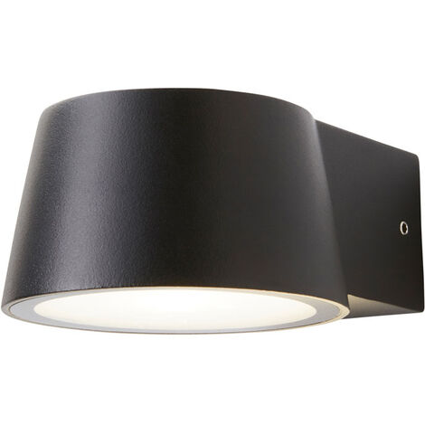 Litecraft Arnold Wall Light 5.4W LED Outdoor IP54 Rated Garden Fitting - Black