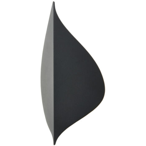 Litecraft Arow Wall Light Outdoor Leaf 12 Watt 4000K Integrated LED - Anthracite