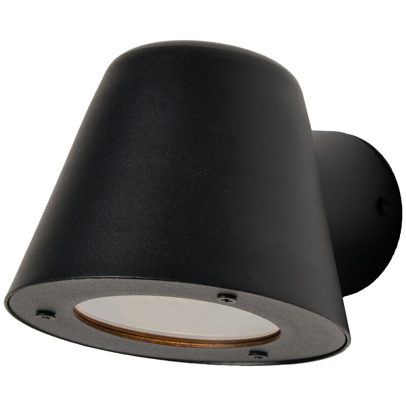 Barkley Wall Light Outdoor GU10 Garden IP44 Rated Fitting - Black - Litecraft