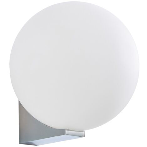 Litecraft Bola Wall Light 1 Arm Bathroom IP44 Rated Fitting - Polished Chrome