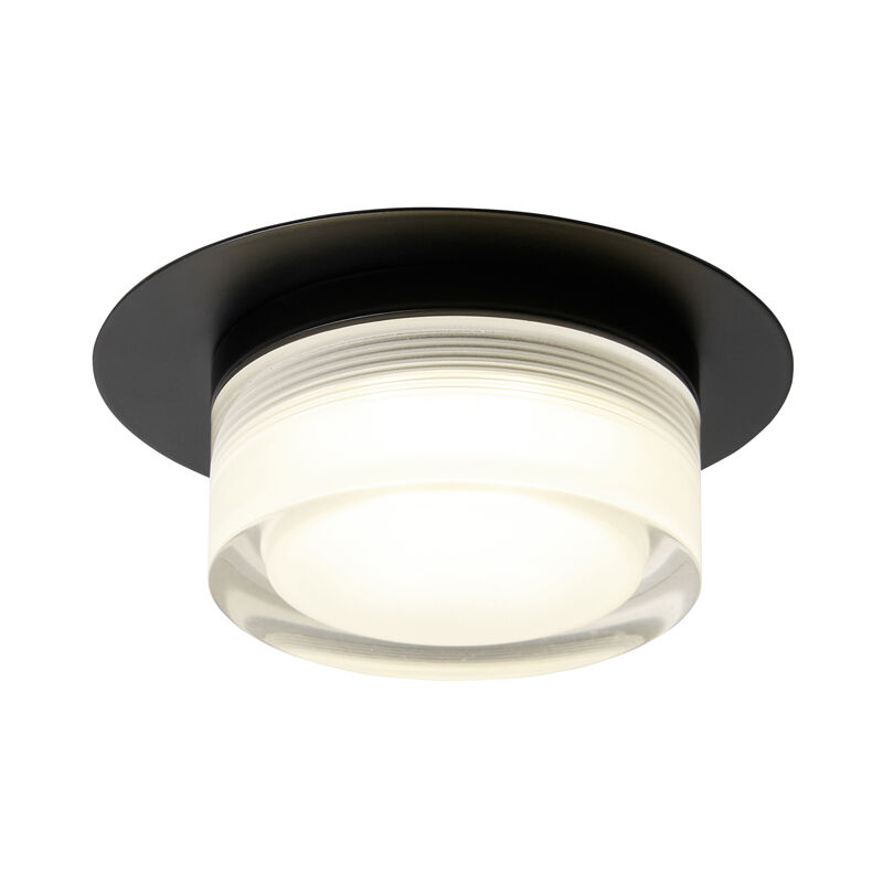 Bolton Ceiling Light Bathroom IP44 5 Watt Flush or Recessed - Matte Black - Litecraft