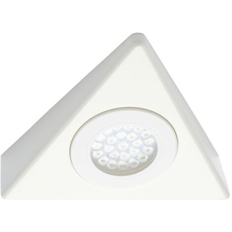 Litecraft Buxton Under Cabinet Light Triangular 1.5W LED Fitting - White