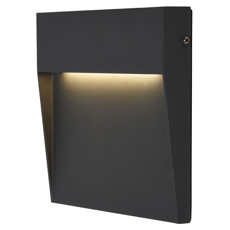 Ciar Wall Light Outdoor Square 16cm 3W Integrated led - Anthracite - Litecraft