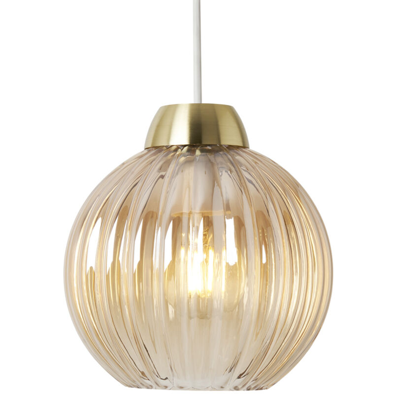 Image of Litecraft Clara Light Shade Champagne Glass&hellip;