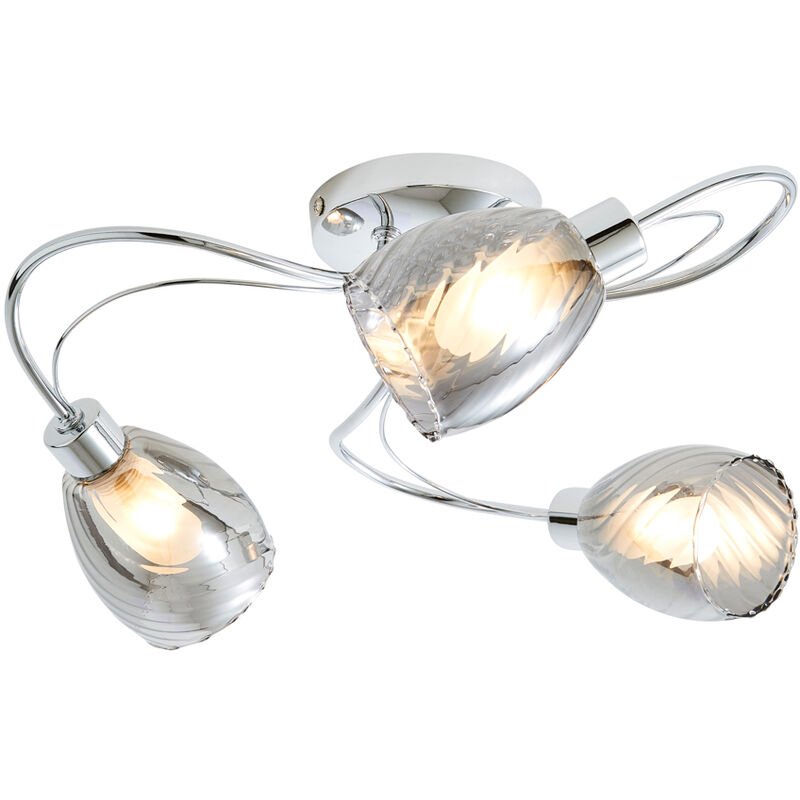 Image of Litecraft - Cora Flush Ceiling Light&hellip;