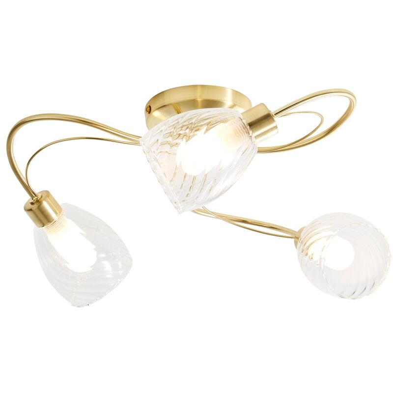 Image of Litecraft - Cora Flush Ceiling Light&hellip;