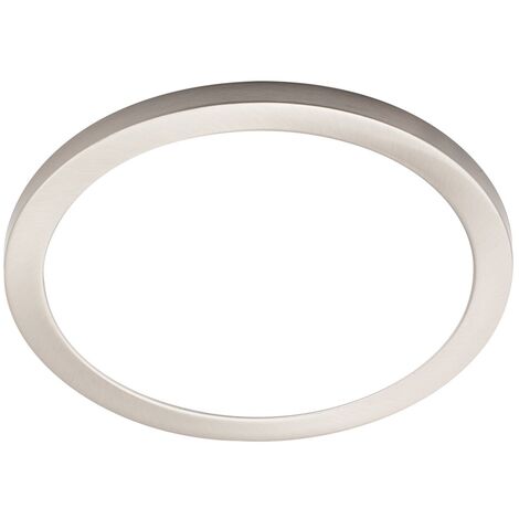 Litecraft Darly Ceiling or Wall Light Flush 24 Watt LED Fitting - Satin Nickel