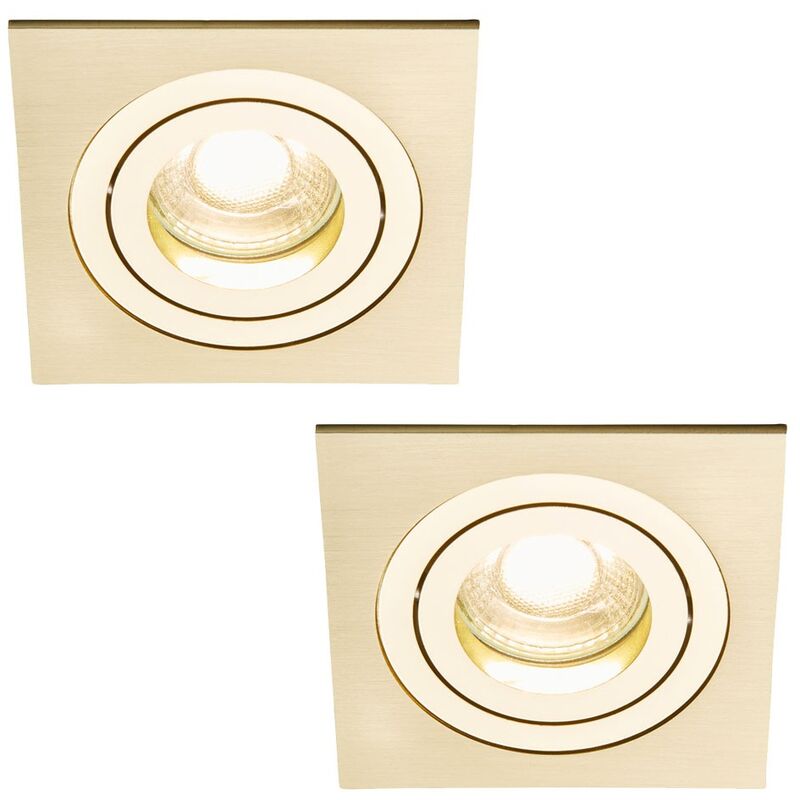 Image of Litecraft Evra Recessed Downlight Square Tiltable&hellip;
