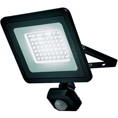 Litecraft Fergus Floodlight Outdoor 30 W LED With PIR Motion Sensor - Black