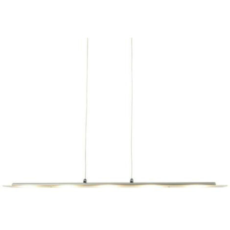 Litecraft Flusso Ceiling Pendant Bar 3W Integrated LED 5 Light - Polished Chrome