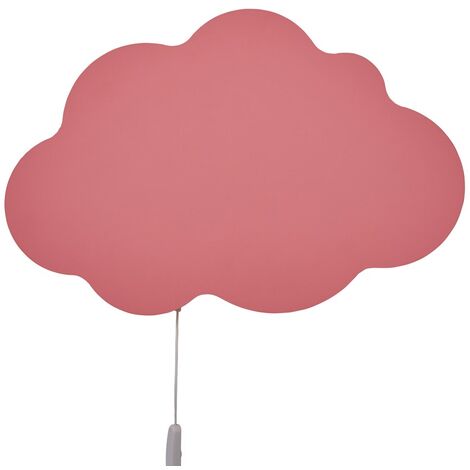 Litecraft Glow Cloud Wall Light Integrated LED Children's Lighting - Pink