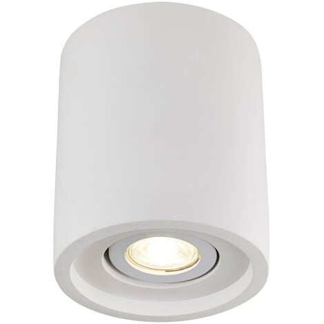 Litecraft Keen Downlight Flush Tiltable Ceiling Spotlight Fitting - White