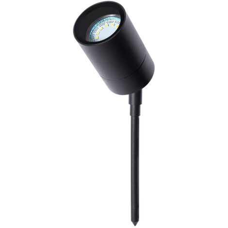 Litecraft Kenn Spike Spotlight Outdoor Adjustable IP44 Fitting - Black