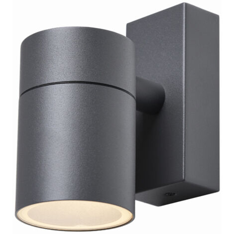 Litecraft Kenn Wall Light Outdoor Up or Down IP65 Rated Fitting - Anthracite