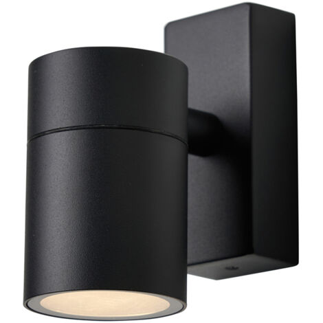 Litecraft Kenn Wall Light Outdoor Up or Down IP65 Rated Fitting - Black
