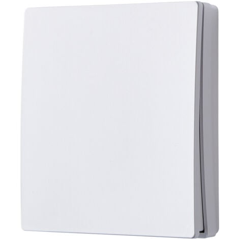 Litecraft Kinetic Push Switch 1 Gang IP65 Rated Electrical Fitting - Matte White