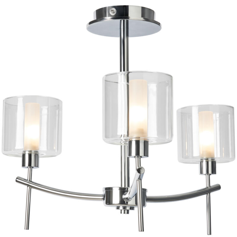 Image of Litecraft Laverne Ceiling Light Bathroom Semi&hellip;