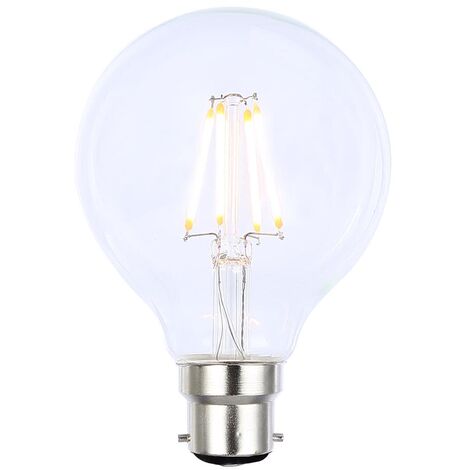 Litecraft Light Bulb 4W B22 Bayonet Cap LED Filament Globe Fitting - Warm White