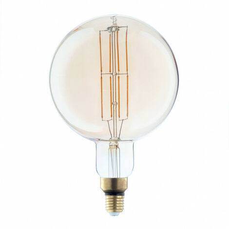 Litecraft Light Bulb E27 Edison Screw Oversized 6W Filament LED Fitting - Amber