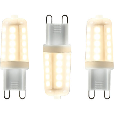 Litecraft Light Bulb G9 3.5 Watt Dimmable 3000K Warm White LED in Frosted - 3 Pack