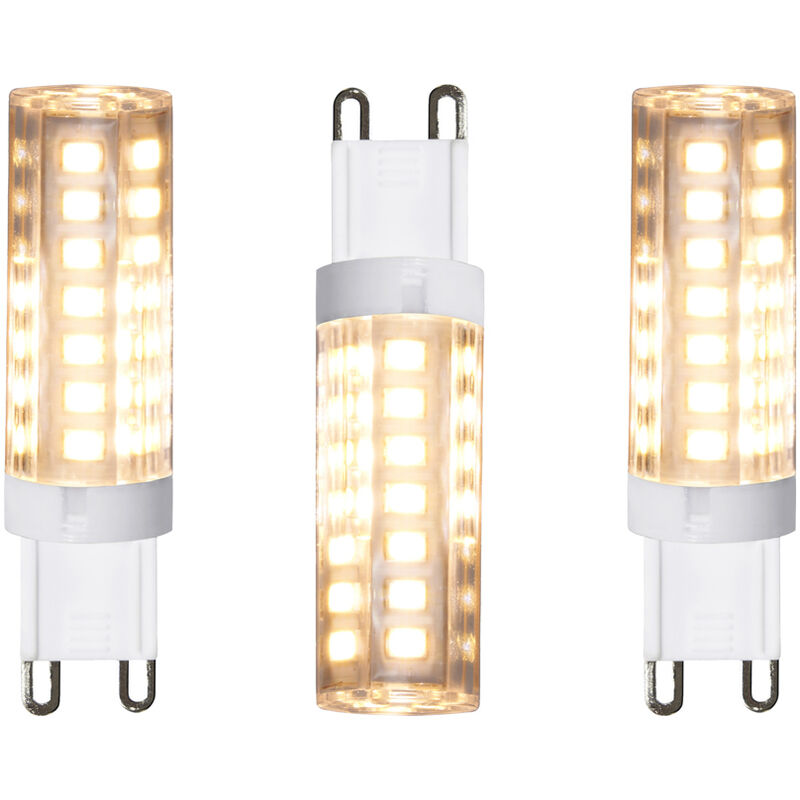 Litecraft - Light Bulb G9 5 Watt Non Dimmable 4000K Cool White led in Clear - 3 Pack