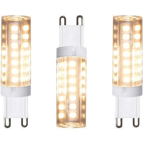 Litecraft Light Bulb G9 5W Non Dimmable 3000K Warm White LED in Clear - 3 Pack