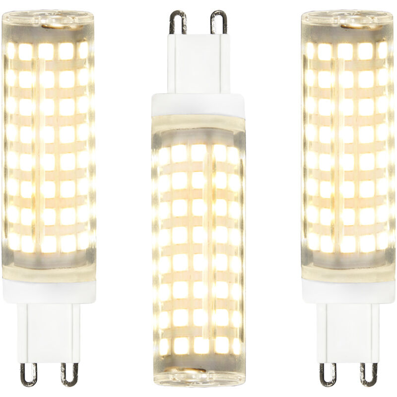 Litecraft - Light Bulb G9 8W Non Dimmable 3000K Warm White led in Clear - 3 Pack