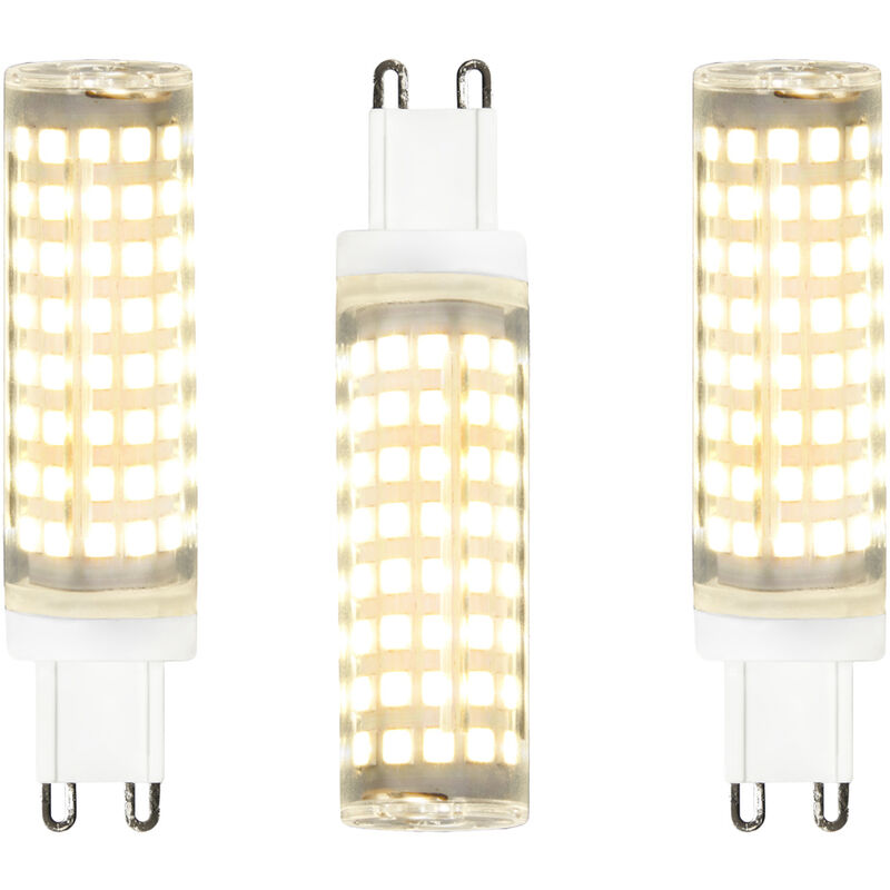 Litecraft - Light Bulb G9 8 Watt Non Dimmable 4000K Cool White led in Clear - 3 Pack