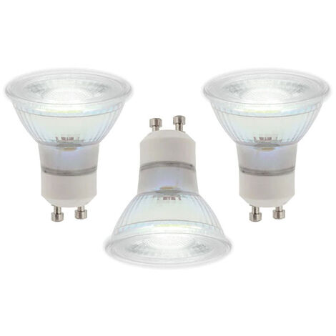 Litecraft Light Bulb GU10 5 Watt LED Dimmable 4000K Natural White Lamp - 3 Pack