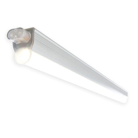 Litecraft Logan 113 cm Under Cabinet Light Warm White LED Fitting - Aluminium