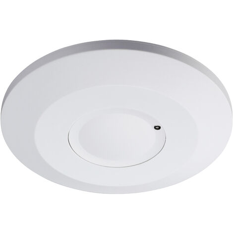 Litecraft Microwave Sensor Low Profile Circular Security Fitting - White