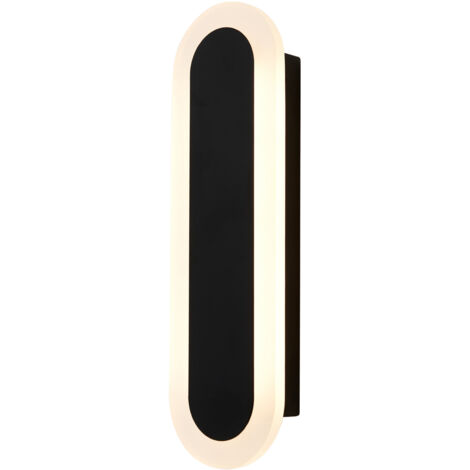 Litecraft Mitali Wall Light Outdoor Linear 10 Watt Integrated CCT LED - Black