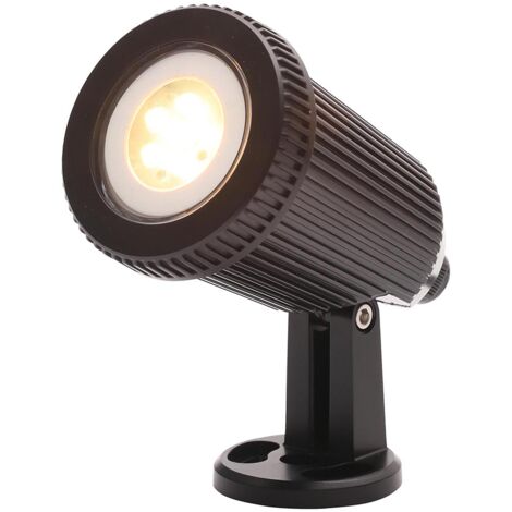 Litecraft Nelson Spike Spotlight Outdoor Adjustable IP65 Rated Fitting - Black