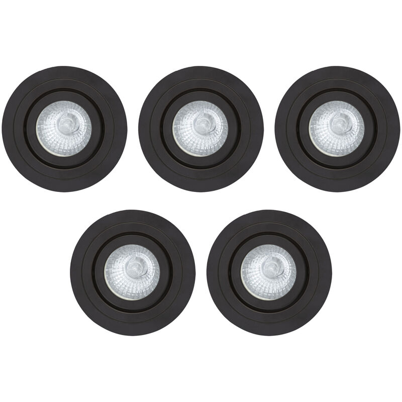 Image of Litecraft Recessed Downlights Tiltable Circular Spotlights&hellip;