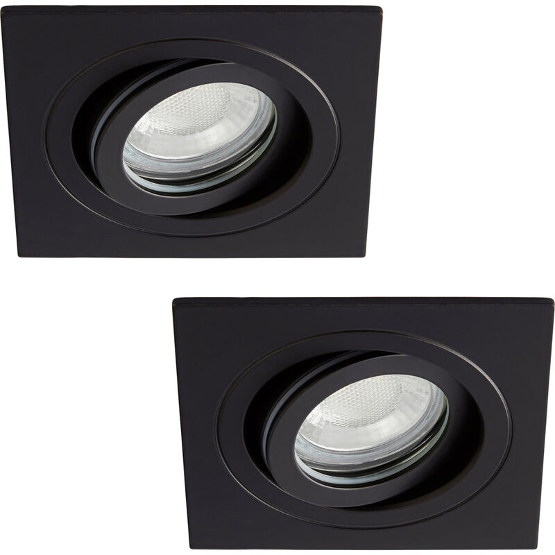 Image of Litecraft Recessed Downlights Tiltable Square Spotlights&hellip;