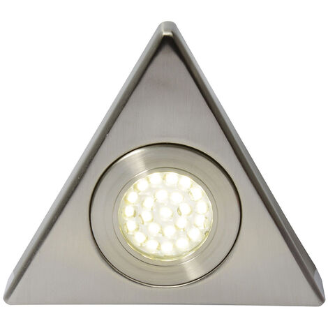 Litecraft Scott Under Cabinet Light 1.5W Cool White LED Fitting - Satin Nickel