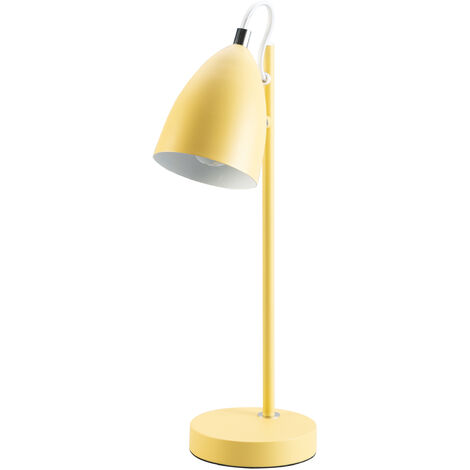 Litecraft Task Lamp Industrial Styled Desk Reading Bedside E14 Light - Ochre